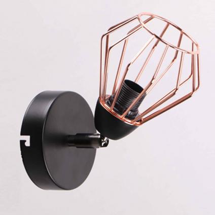 Спот C600/1 BK черный /медь1x40W E14, ALN19